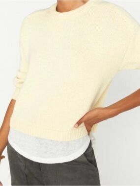Brochu Walter Corbin Looker Layered Crewneck Sweater